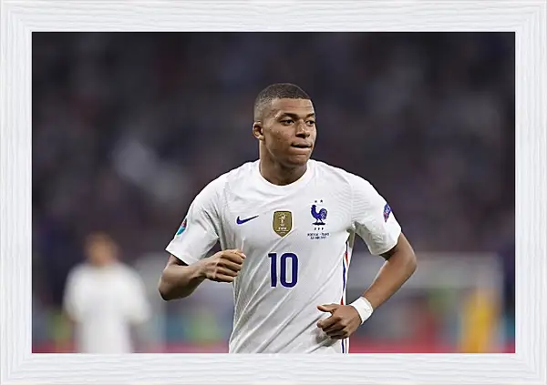 Картина в раме - Килиан Мбаппе. Kylian Mbappé Картина в раме - Килиан Мбаппе. Kylian Mbappé