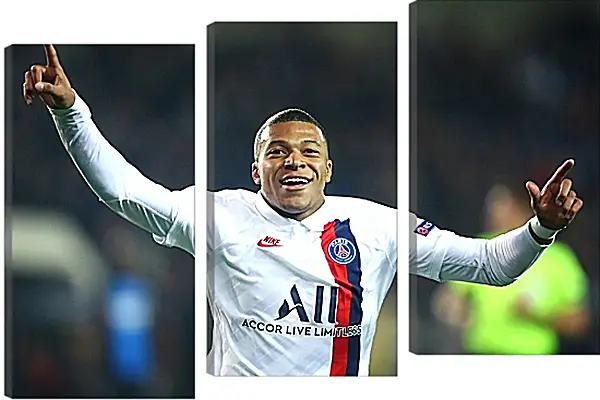 Модульная картина - Килиан Мбаппе. Kylian Mbappé Модульная картина - Килиан Мбаппе. Kylian Mbappé