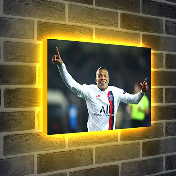 Лайтбокс световая панель - Килиан Мбаппе. Kylian Mbappé Лайтбокс световая панель - Килиан Мбаппе. Kylian Mbappé