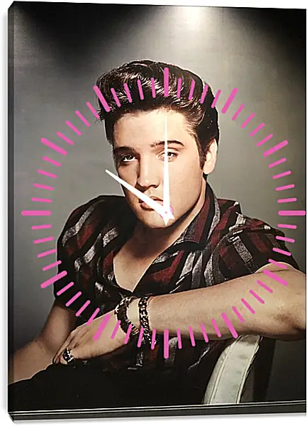 Часы картина - Элвис Пресли. Elvis Presley Часы картина - Элвис Пресли. Elvis Presley
