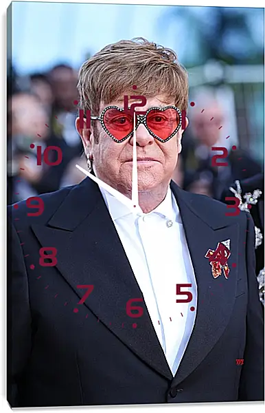 Часы картина - Элтон Джон. Elton John Часы картина - Элтон Джон. Elton John