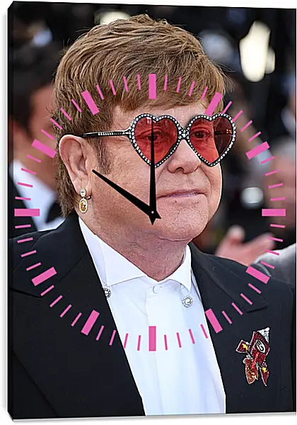 Часы картина - Элтон Джон. Elton John Часы картина - Элтон Джон. Elton John