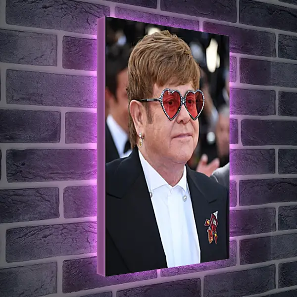 Лайтбокс световая панель - Элтон Джон. Elton John Лайтбокс световая панель - Элтон Джон. Elton John