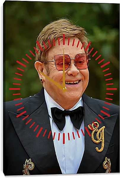 Часы картина - Элтон Джон. Elton John Часы картина - Элтон Джон. Elton John