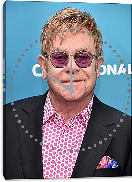 Часы картина - Элтон Джон. Elton John Часы картина - Элтон Джон. Elton John
