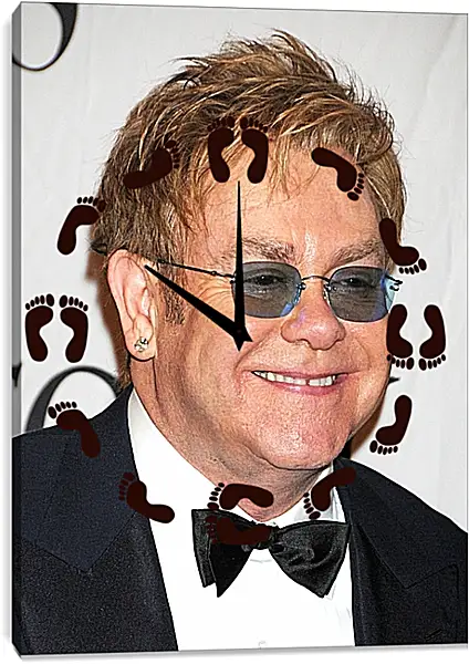 Часы картина - Элтон Джон. Elton John Часы картина - Элтон Джон. Elton John