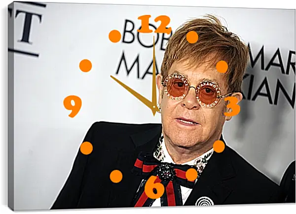 Часы картина - Элтон Джон. Elton John Часы картина - Элтон Джон. Elton John