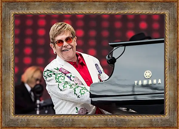 Картина в раме - Элтон Джон. Elton John Картина в раме - Элтон Джон. Elton John