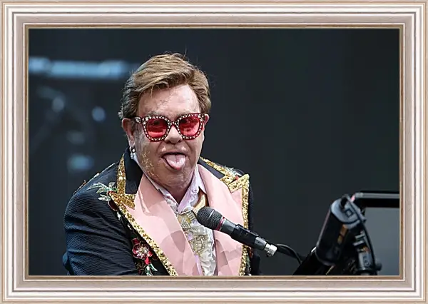 Картина в раме - Элтон Джон. Elton John Картина в раме - Элтон Джон. Elton John