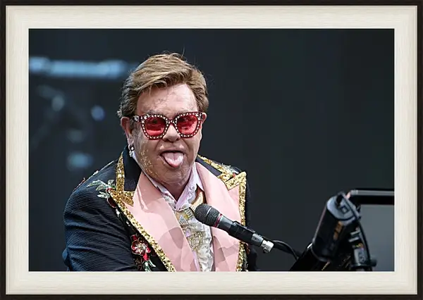 Картина в раме - Элтон Джон. Elton John Картина в раме - Элтон Джон. Elton John