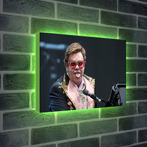 Лайтбокс световая панель - Элтон Джон. Elton John Лайтбокс световая панель - Элтон Джон. Elton John