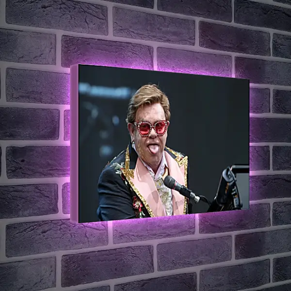 Лайтбокс световая панель - Элтон Джон. Elton John Лайтбокс световая панель - Элтон Джон. Elton John