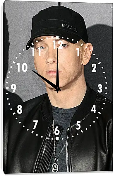 Часы картина - Эминем. Eminem Часы картина - Эминем. Eminem