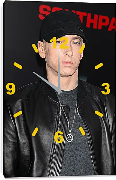 Часы картина - Эминем. Eminem Часы картина - Эминем. Eminem