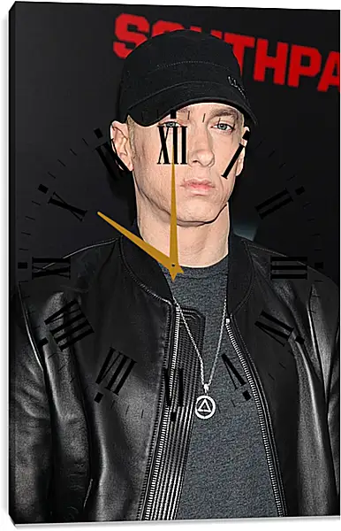 Часы картина - Эминем. Eminem Часы картина - Эминем. Eminem