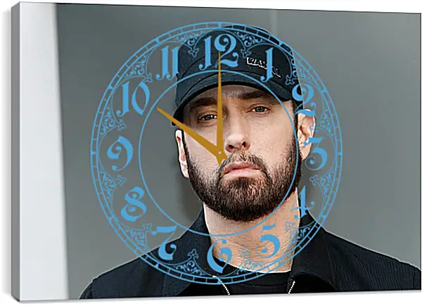 Часы картина - Эминем. Eminem Часы картина - Эминем. Eminem