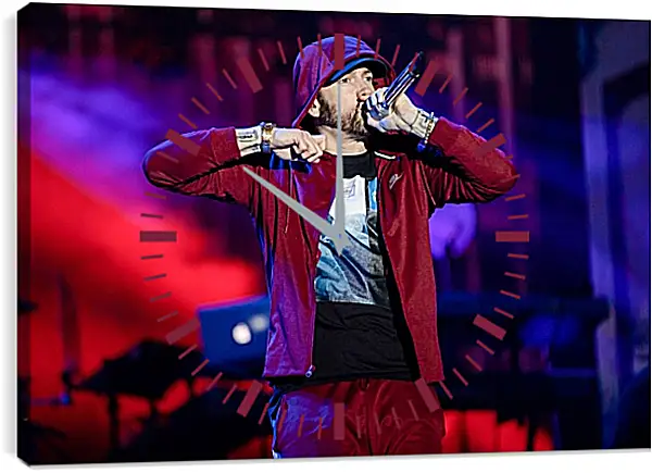 Часы картина - Эминем. Eminem Часы картина - Эминем. Eminem