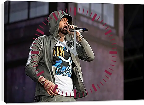 Часы картина - Эминем. Eminem Часы картина - Эминем. Eminem