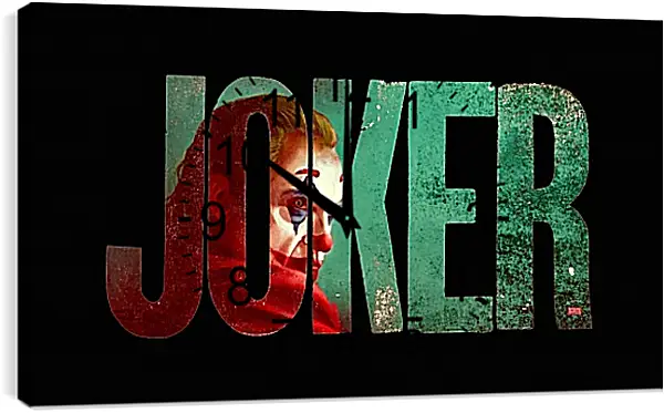 Часы картина - Джокер (Joker) Часы картина - Джокер (Joker)