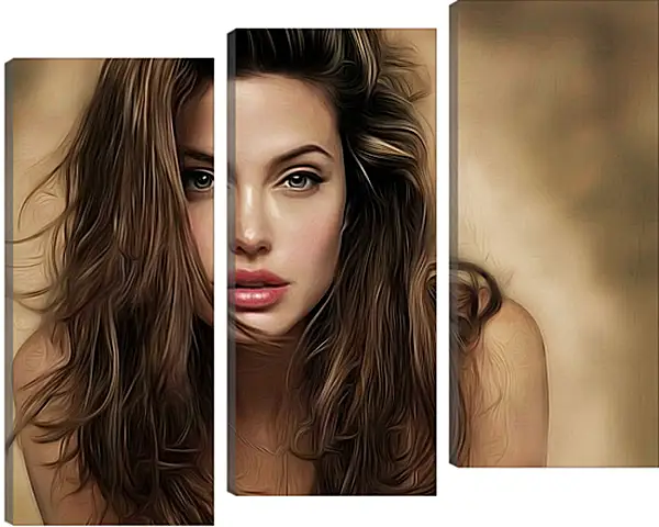 Модульная картина - Angelina Jolie - Анжелина Джоли Модульная картина - Angelina Jolie - Анжелина Джоли