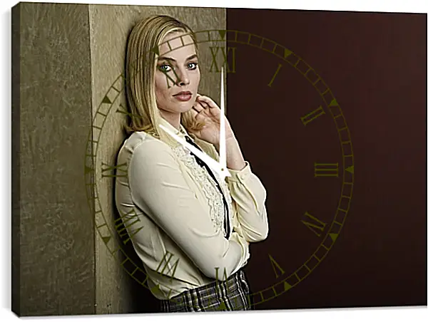 Часы картина - Марго Робби. Margot Robbie Часы картина - Марго Робби. Margot Robbie
