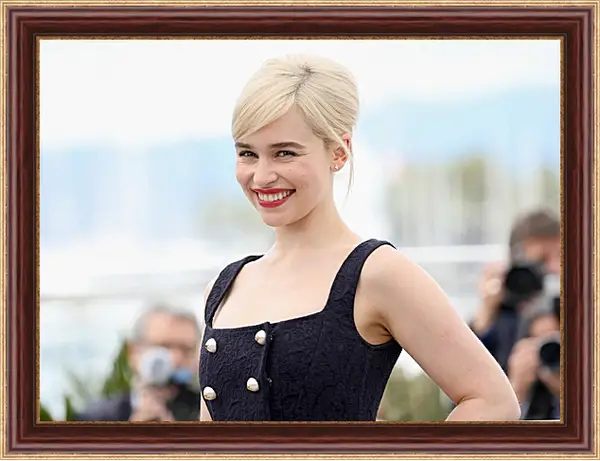 Картина в раме - Эмилия Кларк. Emilia Clarke Картина в раме - Эмилия Кларк. Emilia Clarke