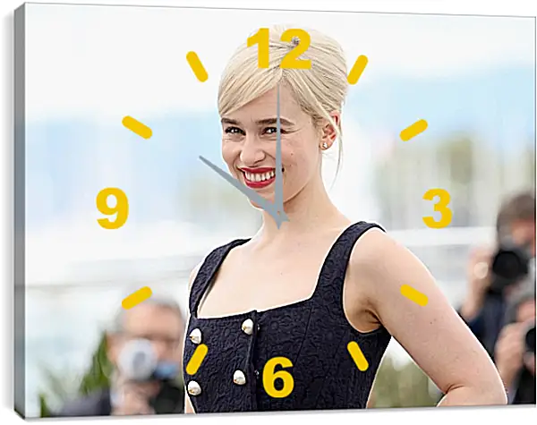 Часы картина - Эмилия Кларк. Emilia Clarke Часы картина - Эмилия Кларк. Emilia Clarke
