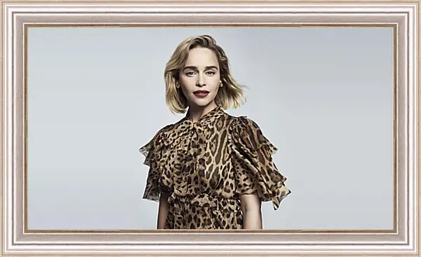 Картина в раме - Эмилия Кларк. Emilia Clarke Картина в раме - Эмилия Кларк. Emilia Clarke