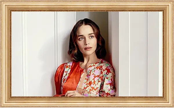 Картина в раме - Эмилия Кларк. Emilia Clarke Картина в раме - Эмилия Кларк. Emilia Clarke