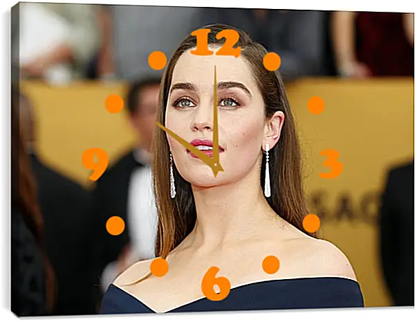 Часы картина - Эмилия Кларк. Emilia Clarke Часы картина - Эмилия Кларк. Emilia Clarke