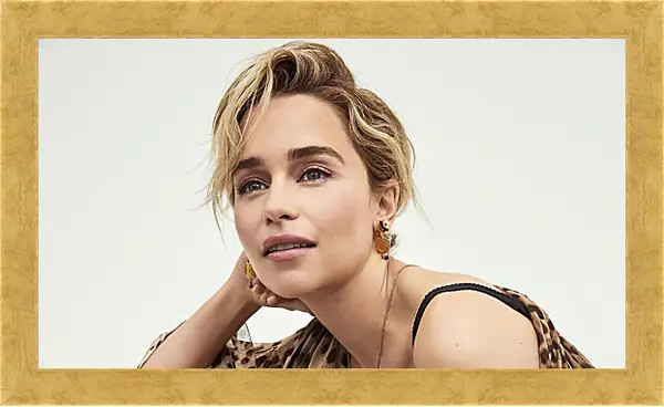 Картина в раме - Эмилия Кларк. Emilia Clarke Картина в раме - Эмилия Кларк. Emilia Clarke