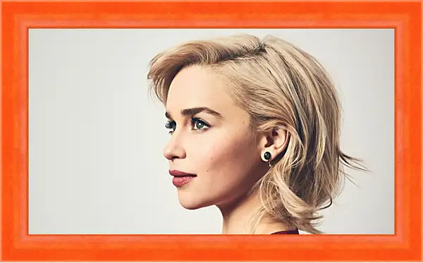 Картина в раме - Эмилия Кларк. Emilia Clarke Картина в раме - Эмилия Кларк. Emilia Clarke