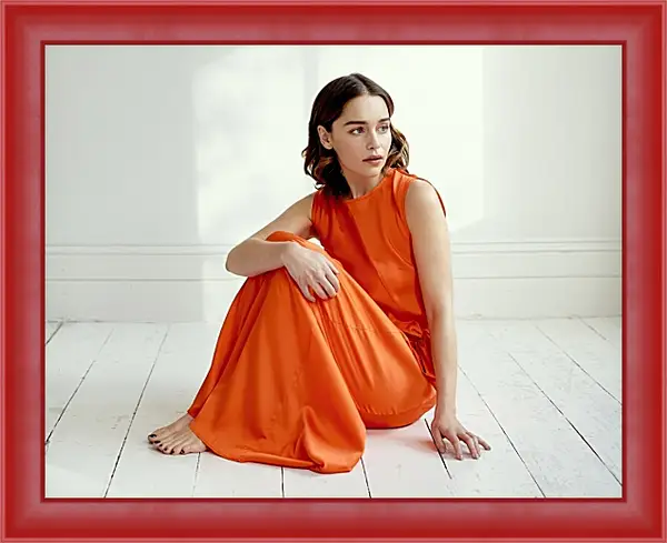 Картина в раме - Эмилия Кларк. Emilia Clarke Картина в раме - Эмилия Кларк. Emilia Clarke
