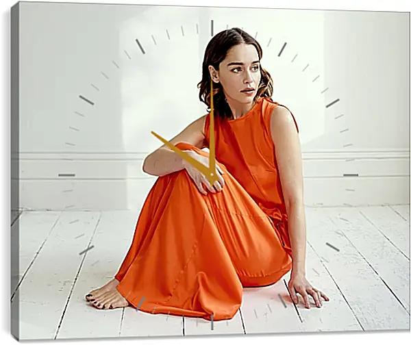 Часы картина - Эмилия Кларк. Emilia Clarke Часы картина - Эмилия Кларк. Emilia Clarke