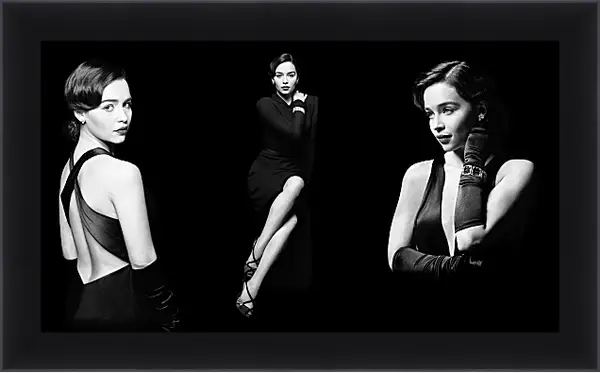 Картина в раме - Эмилия Кларк. Emilia Clarke Картина в раме - Эмилия Кларк. Emilia Clarke