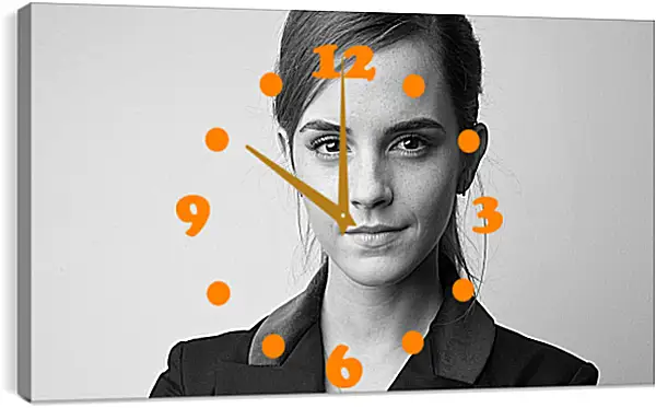 Часы картина - Эмма Уотсон. Emma Watson Часы картина - Эмма Уотсон. Emma Watson