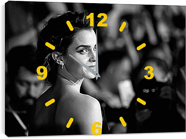 Часы картина - Эмма Уотсон. Emma Watson Часы картина - Эмма Уотсон. Emma Watson