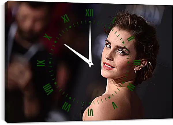 Часы картина - Эмма Уотсон. Emma Watson Часы картина - Эмма Уотсон. Emma Watson