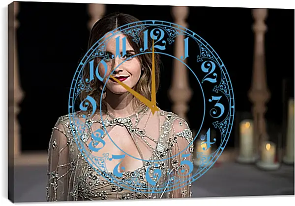 Часы картина - Эмма Уотсон. Emma Watson Часы картина - Эмма Уотсон. Emma Watson