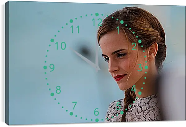 Часы картина - Эмма Уотсон. Emma Watson Часы картина - Эмма Уотсон. Emma Watson