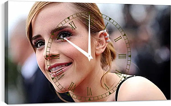 Часы картина - Эмма Уотсон. Emma Watson Часы картина - Эмма Уотсон. Emma Watson