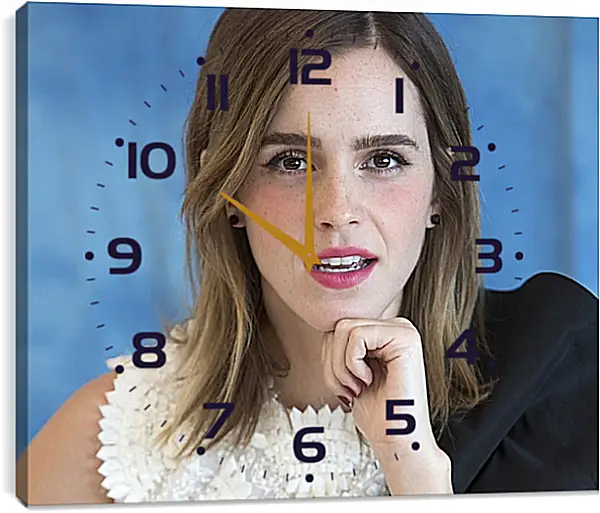Часы картина - Эмма Уотсон. Emma Watson Часы картина - Эмма Уотсон. Emma Watson