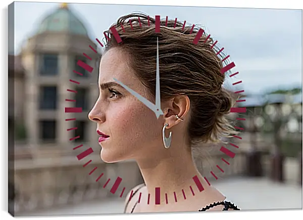 Часы картина - Эмма Уотсон. Emma Watson Часы картина - Эмма Уотсон. Emma Watson