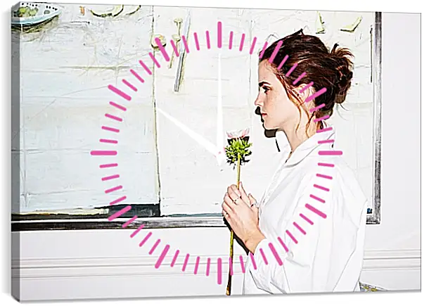Часы картина - Эмма Уотсон. Emma Watson Часы картина - Эмма Уотсон. Emma Watson