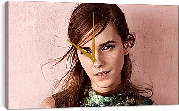 Часы картина - Эмма Уотсон. Emma Watson Часы картина - Эмма Уотсон. Emma Watson