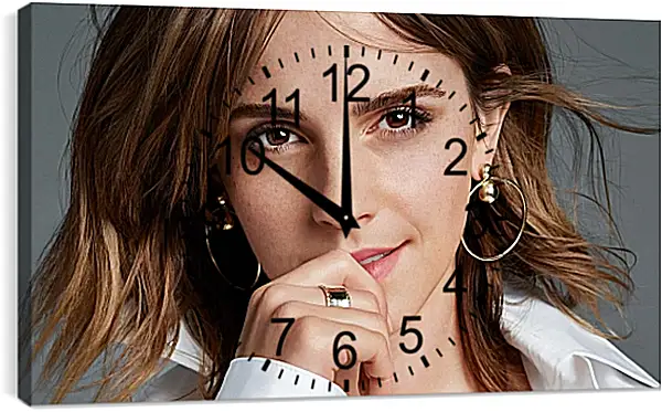 Часы картина - Эмма Уотсон. Emma Watson Часы картина - Эмма Уотсон. Emma Watson