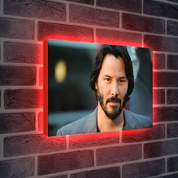Лайтбокс световая панель - Киану Ривз. Keanu Reeves Лайтбокс световая панель - Киану Ривз. Keanu Reeves