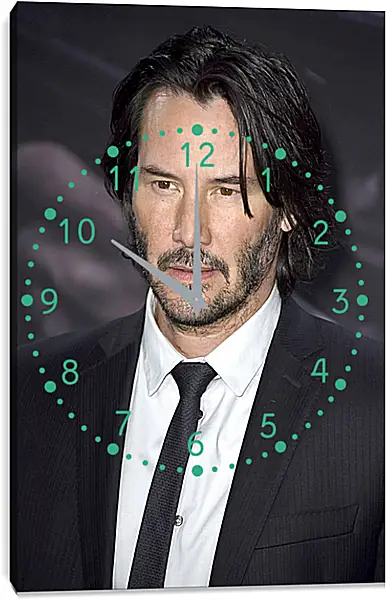 Часы картина - Киану Ривз. Keanu Reeves Часы картина - Киану Ривз. Keanu Reeves