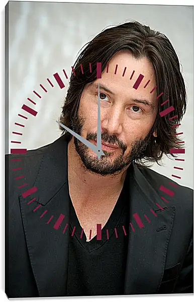 Часы картина - Киану Ривз. Keanu Reeves Часы картина - Киану Ривз. Keanu Reeves