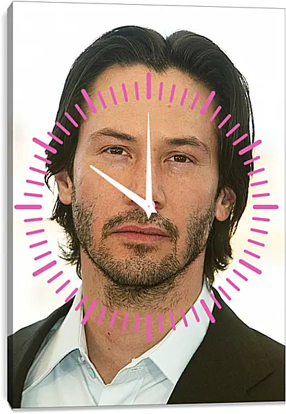 Часы картина - Киану Ривз. Keanu Reeves Часы картина - Киану Ривз. Keanu Reeves